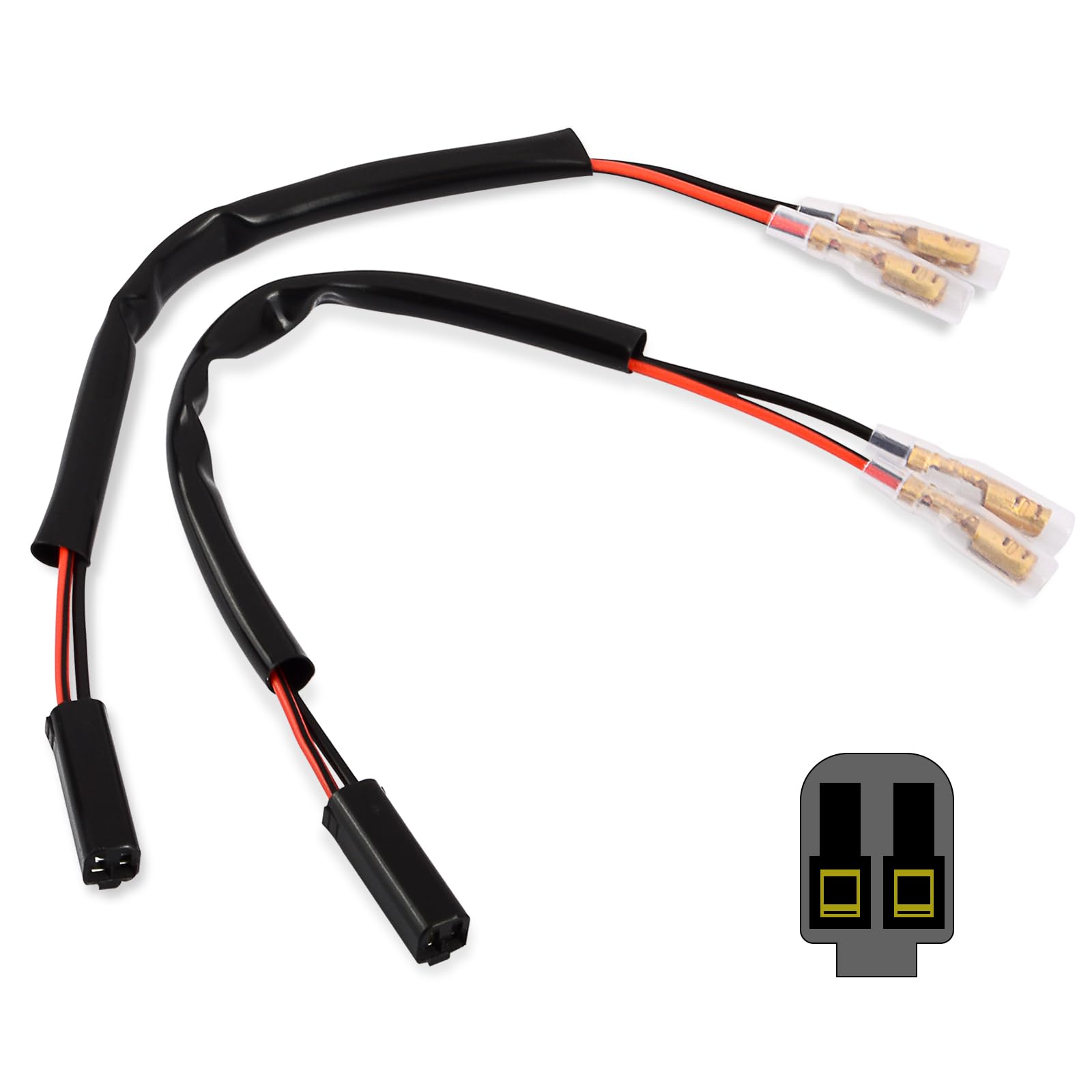 Câble adaptateur de prise de clignotant pour Suzuki GSX | GSX1300R Hayabusa 1997-2010, GSXR GSX R 1000 K1 K3 K5 K7 K9, GSXR600 GSX-R 750 1997-2012, GSX 600 750 F Katana, TL1000