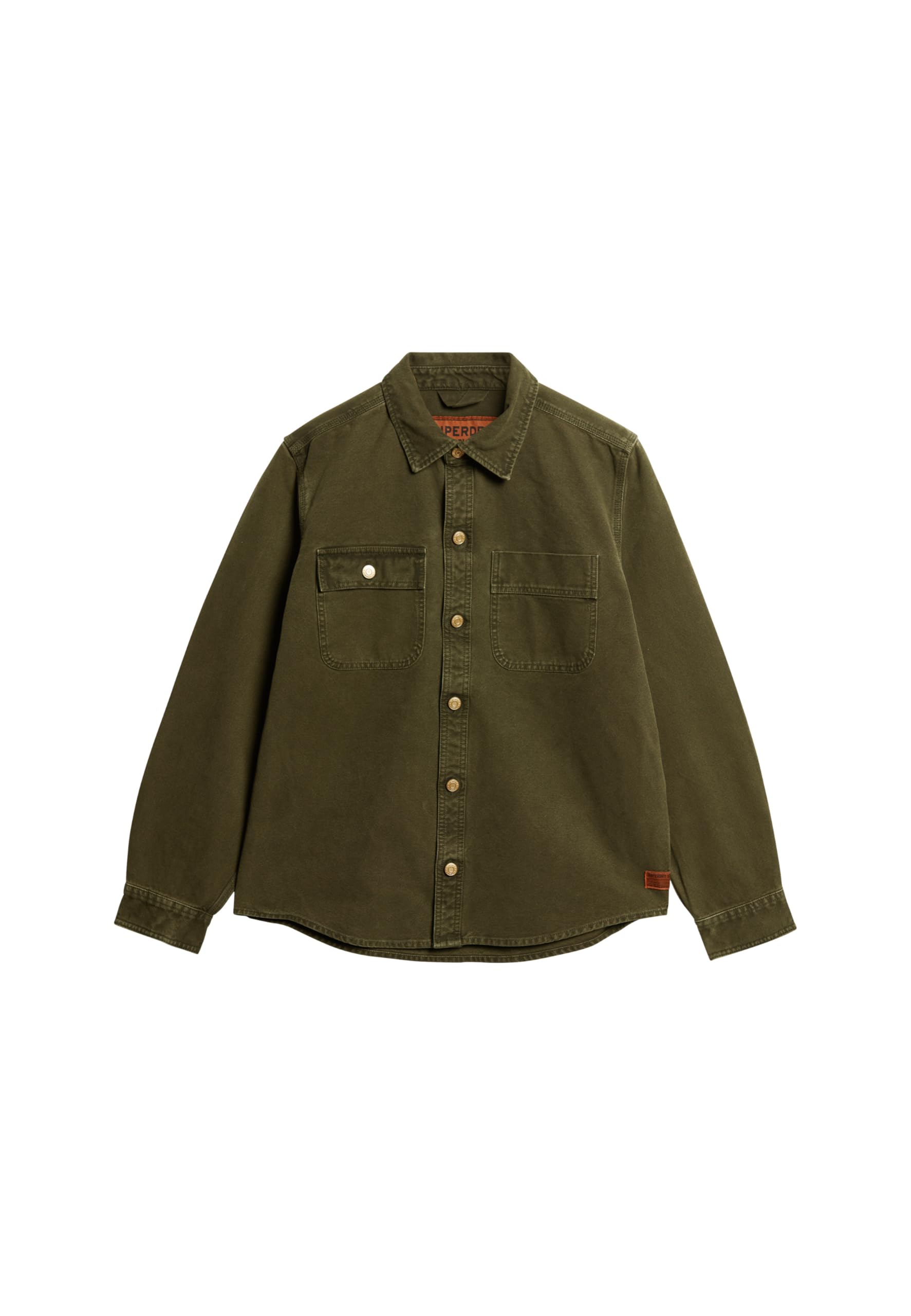Superdry Men's Vert Canvas Overshirt Surplus