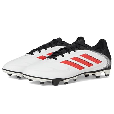adidas Copa Pure 3 Club Firm Ground/Multi Ground Soccer Cleats Soccer Shoes White/Lucid Red/Black