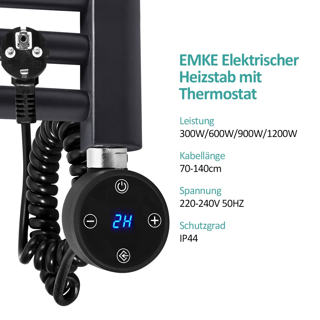 Novaservis Radiatoren - Elektrische Verwarmingsstaaf Met Thermostaat 300w Tt 300