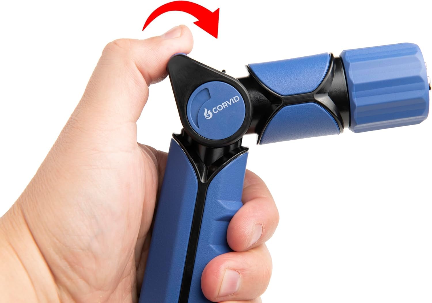 Paquete de 2 boquillas ajustables Corvid con control de pulgar, plástico resistente, duradero, 1 patrón de spray para riego, limpieza y más