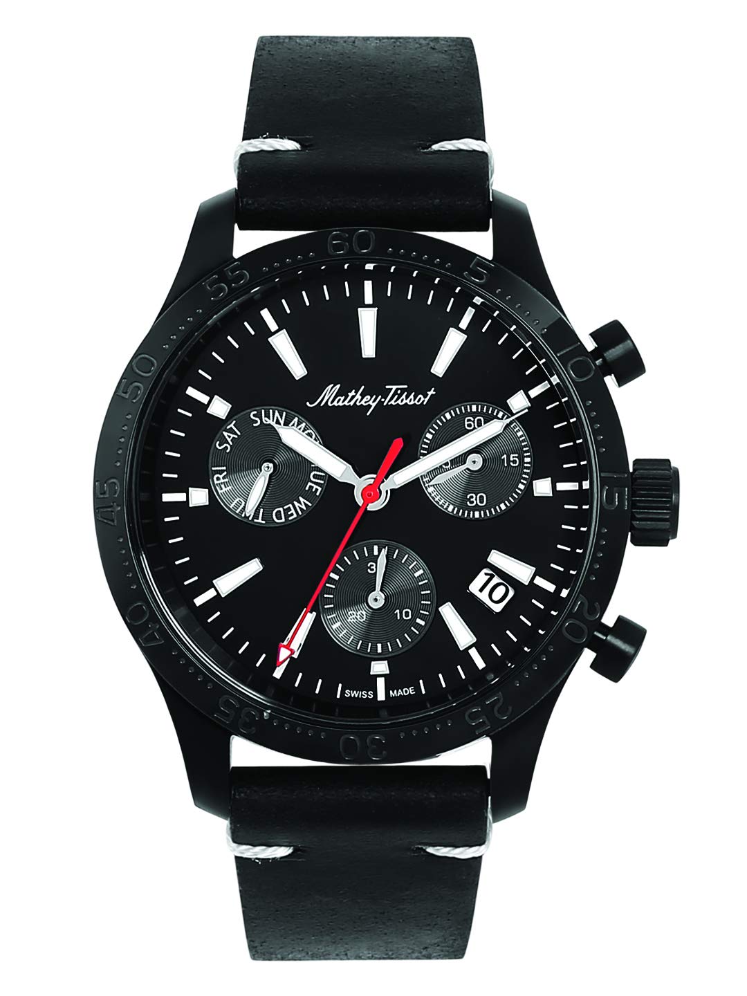 Mathey-Tissot Mens Stainless Steel Mathey Tissot Analog Black Dial&Band Watch-H1822Chln (B07XS5C1SW) Amazon Price History, Amazon Price Tracker