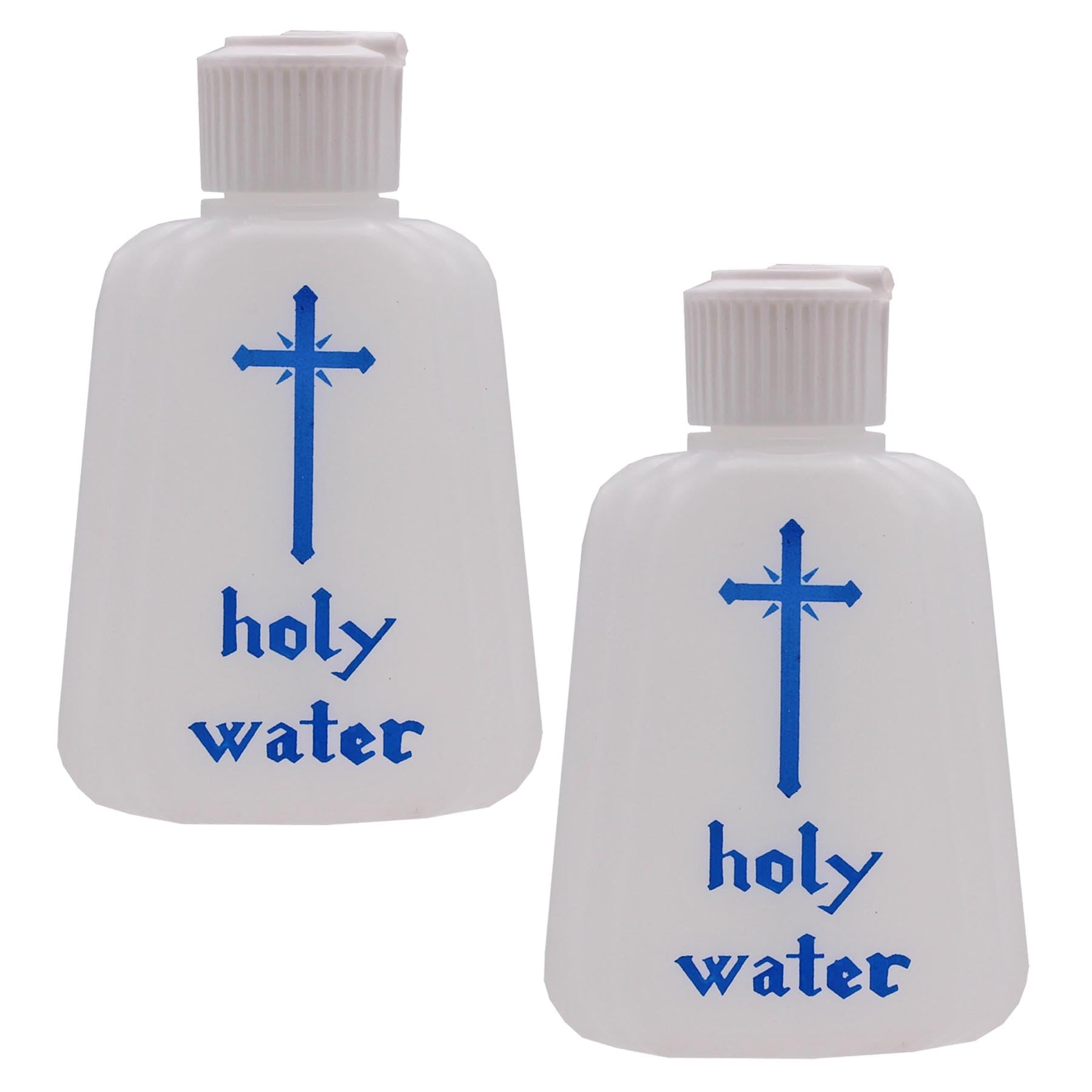 CBC Distributors Holy Water Bottle 150ml Reusable Empty Plastic Dispenser with Easy Flip Sprinkle Top (2)