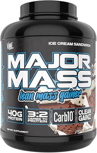 Vista 11 de VMI Sports Mayor Mass Lean Mass Gainer Proteína en polvo para ganancia muscular Polvo de proteína para ganar peso para hombres Ganador