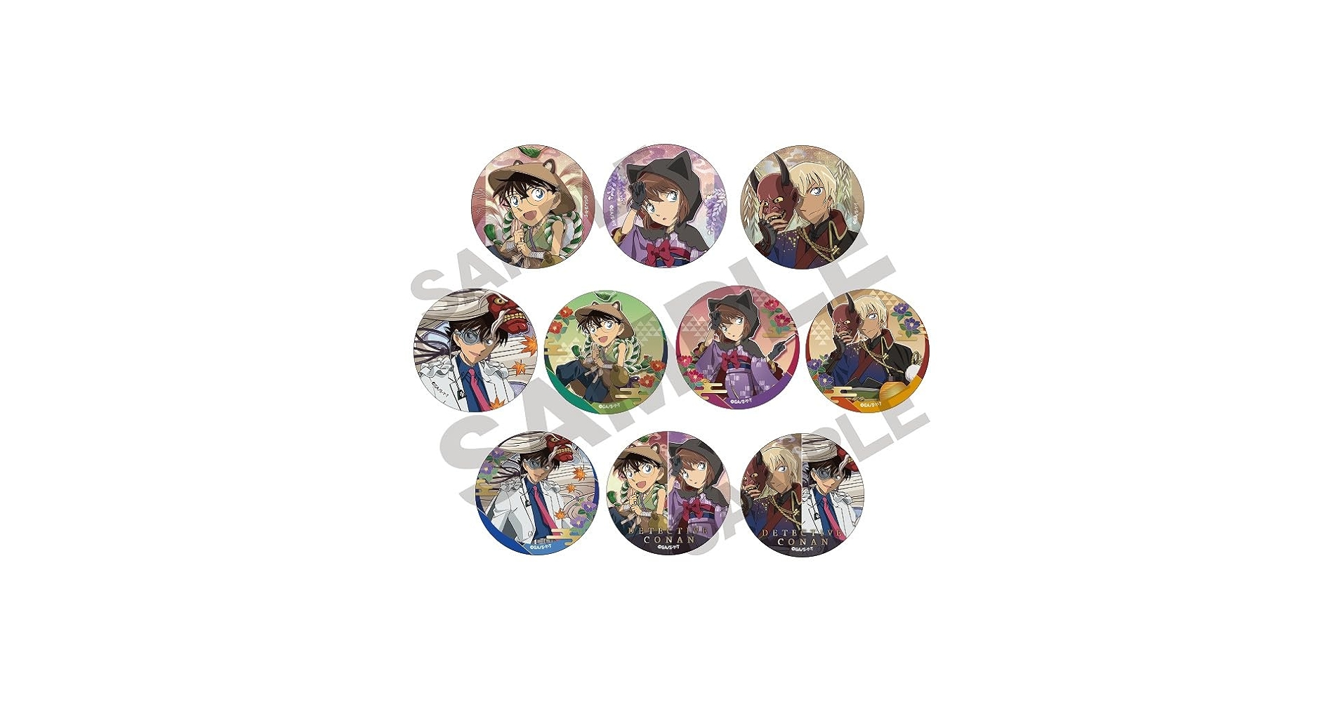 Amazon.co.jp: 名探偵コナン 百鬼夜行 トレーディング缶バッジ