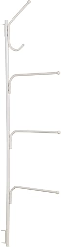 Household Essentials Hinge-It Clutterbuster Valet - Toallero familiar, color blanco