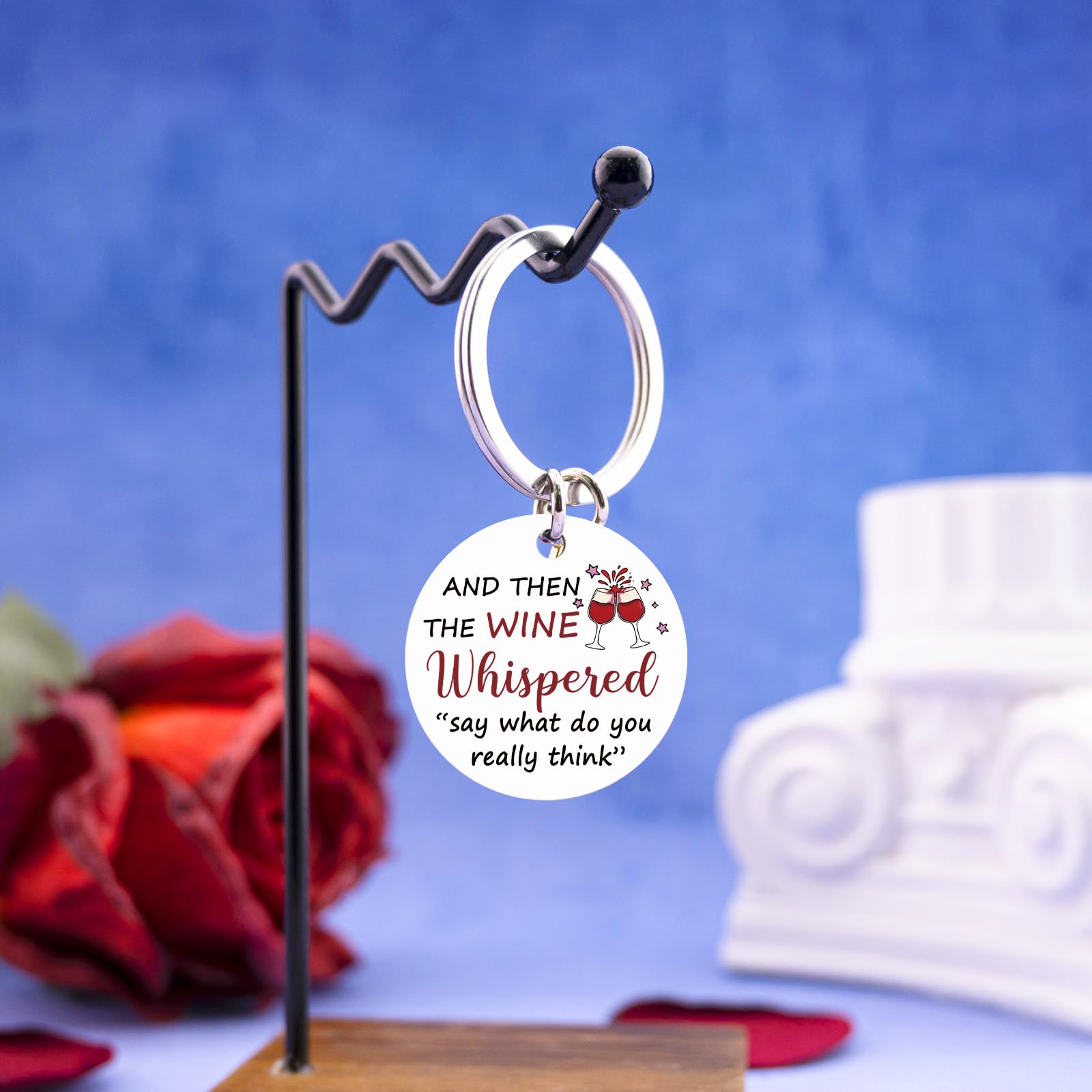 Wine Gifts For Women Men Wine Accessories For Wines Lovers Funny Wines Themed Gifts Funny Keychain Birthday Christmas Gift For Friends Stocking Stuffers For Adult