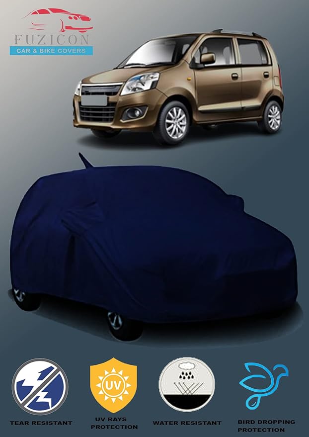 FUZICON Waterproof CAR Cover for Maruti Suzuki Wagon R with TRPLE