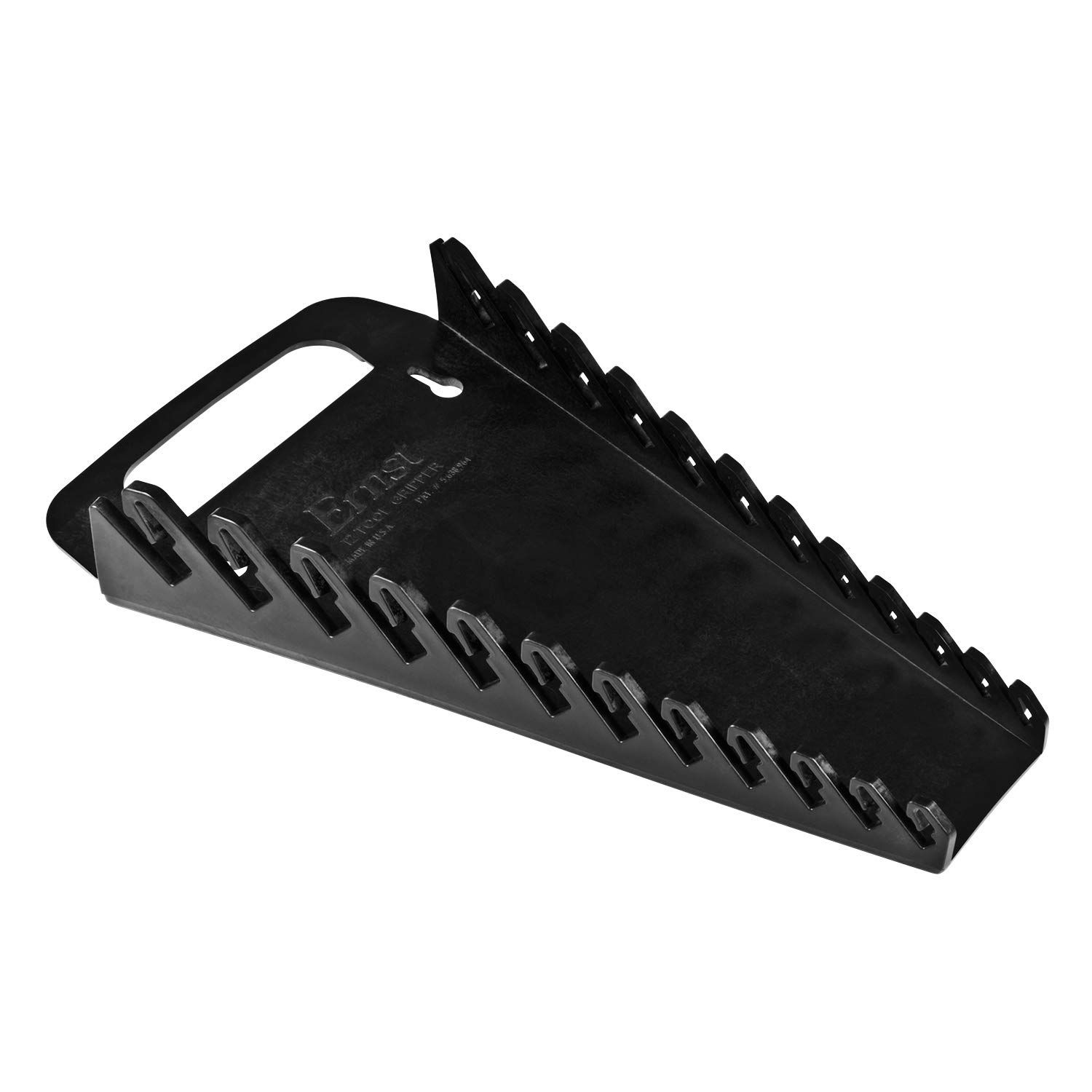 Ernst Manufacturing Gripper Wrench Organizer, 12 Tool, Black