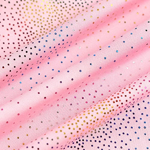 Hoziy Gymnastics Leotards For Toddler Girls 2T 3T Pink Shiny Ballet Dancewear #TOP4