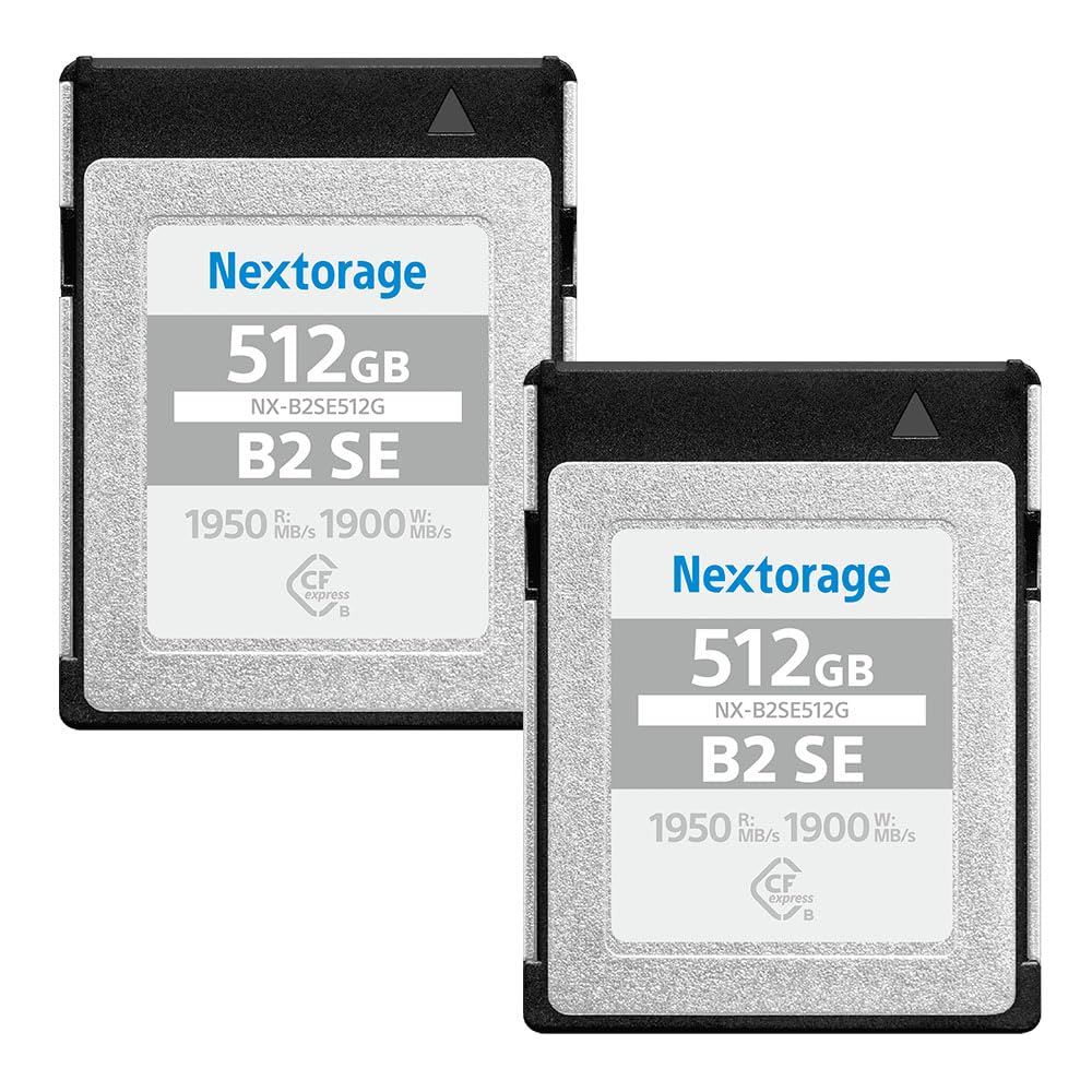 Amazon.com: 512GB (2-Pack) Nextorage, CFexpress Type B Card, max 
