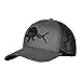 S A Company Mesh Snapback Hat | Water-Resistant Baseball Cap for Men & Women | Game On | Grey & Black