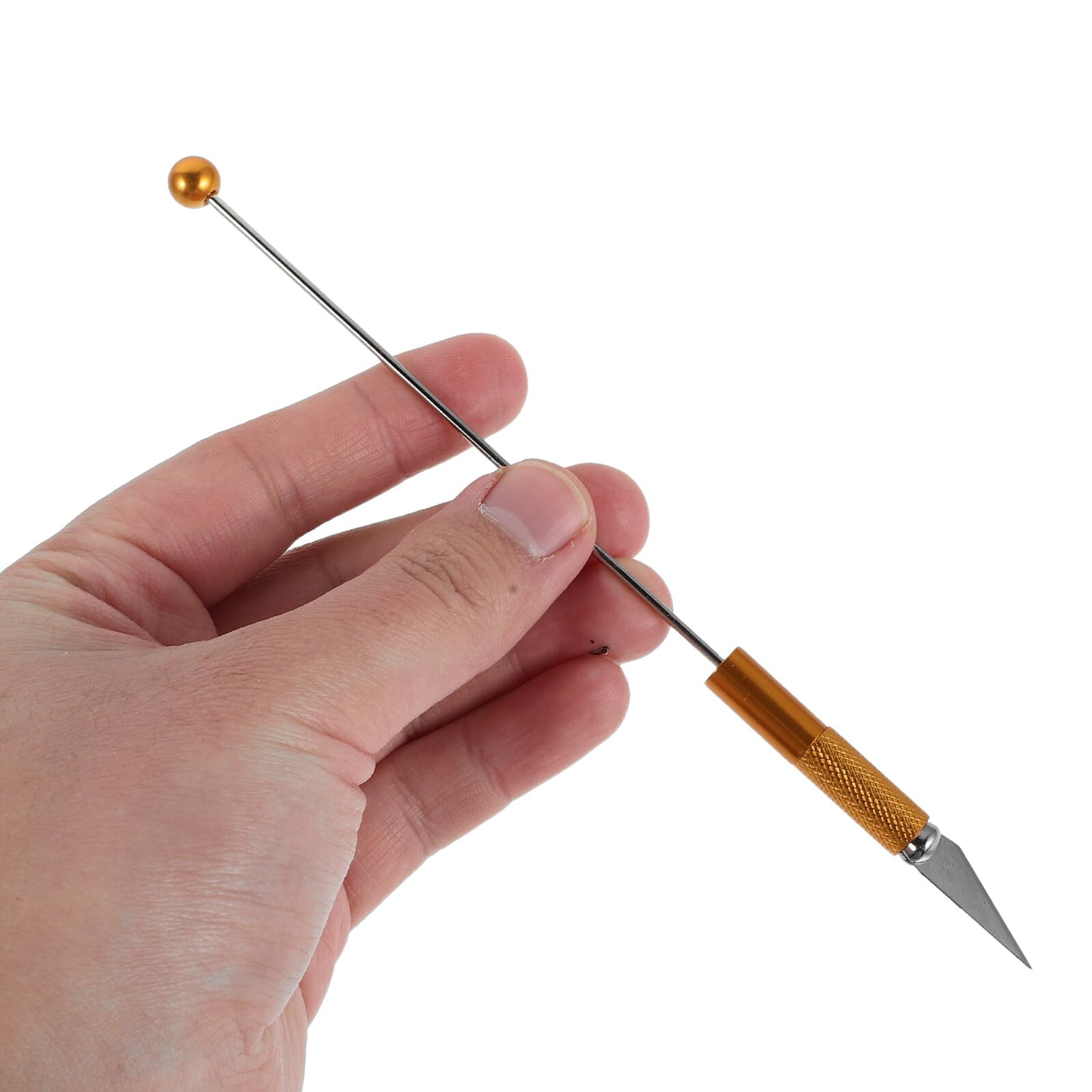 ORFOFE Kit de Herramientas para Hacer Cuentas de Joyería, 15 Varillas Metálicas para Manualidades Diy, Juego de Suministros de Metal para Ensartar Cuentas, Adecuado para