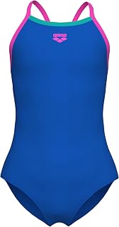 ARENA Girls Feel Girls' Light Drop Back Solid Swimsuit