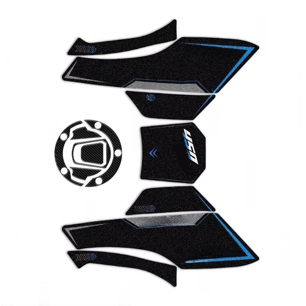 Motorcycle Fuel Tank Sticker Pad Decal for 450mt for 450 Mt for 450MT Traction Pad Decal(Color3)