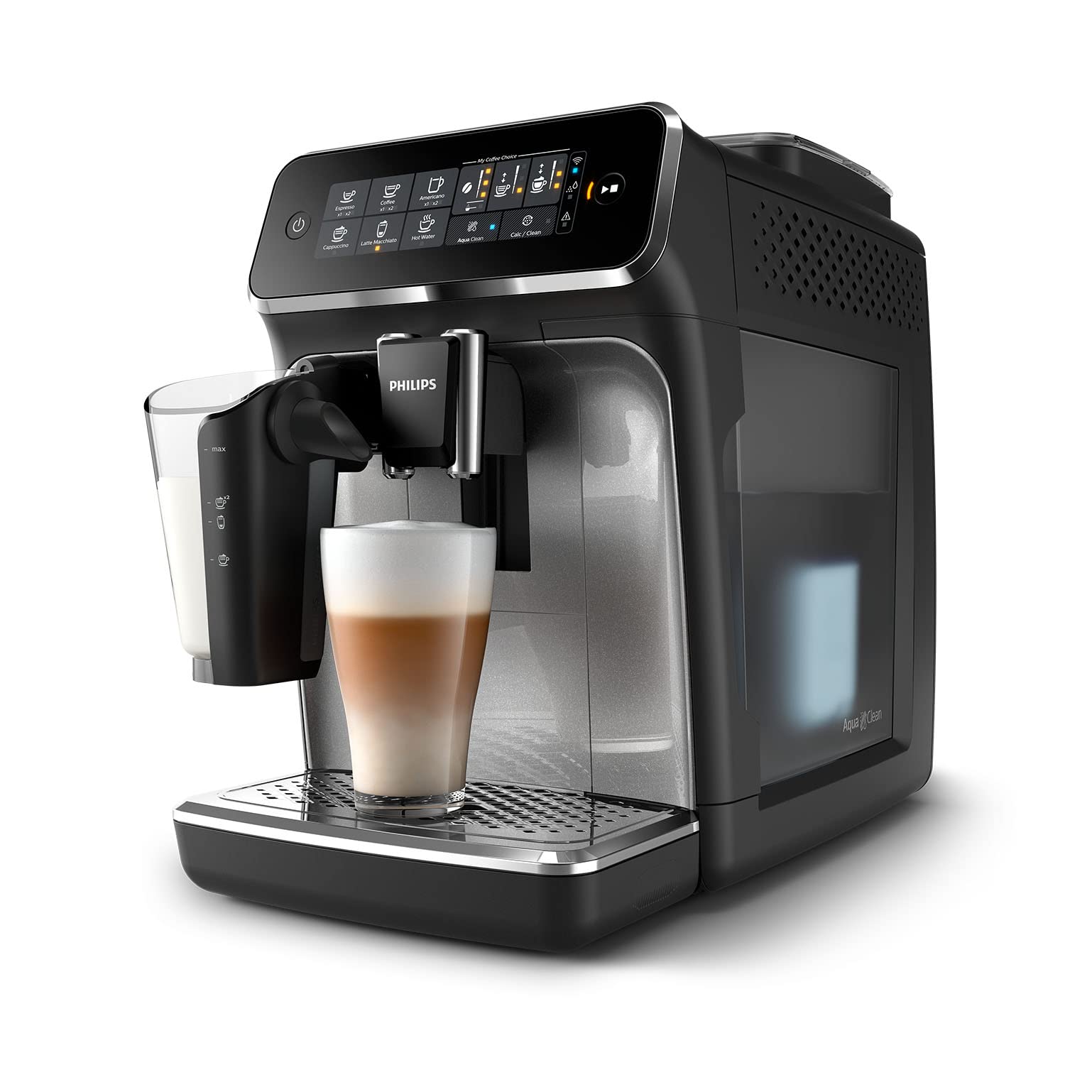 Philips Series 3200 Cafeteras Espresso Completamente Automáticas Conectada a WI-FI con LatteGo, Aplicación Coffee+, EP3546/70