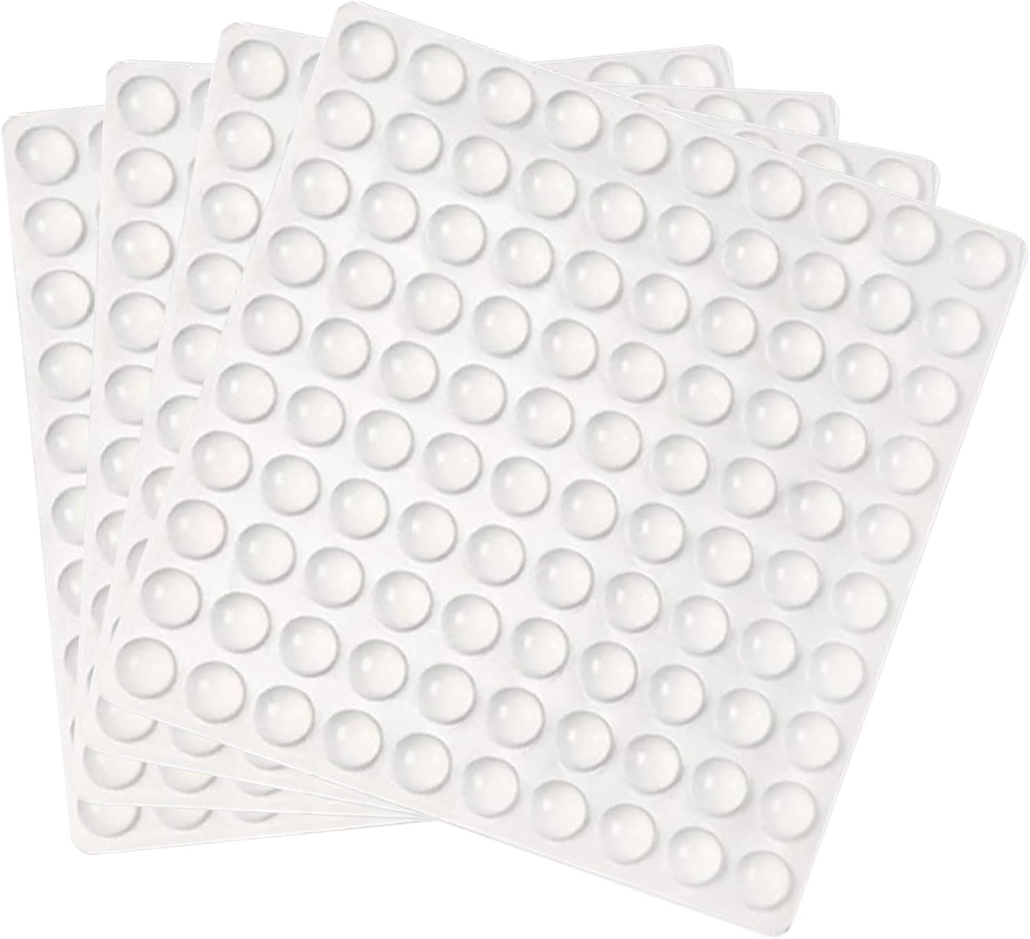 TSHAOUN 400 Pcs Silicone Bumpers 10 × 3mm Self Adhesive Rubber Pads
