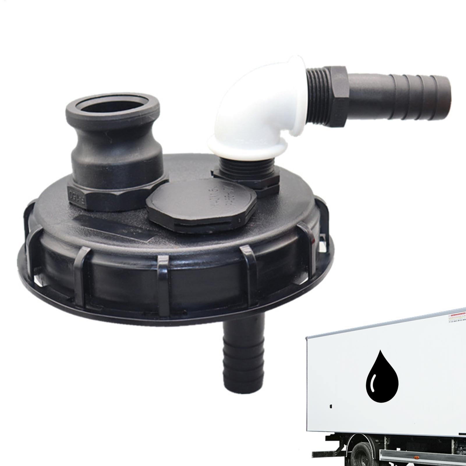 Couvercle de récipient IBC, récipient épais pour IBC, couvercle de réservoir IBC, bouchon d'entrée épais pour le stockage de liquide, adaptateur de réservoir IBC, couvercle anti-fuite pour eau