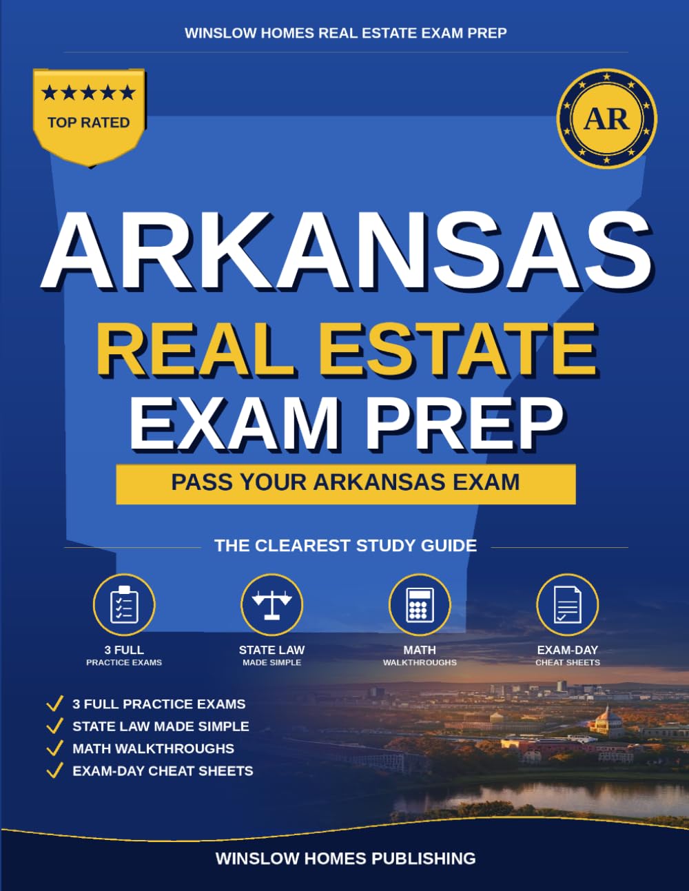 Arkansas Real Estate Exam Prep: The Simple Step-by-Step Study Guide to Pass Your Arkansas Salesperson License Exam on the First Try (Winslow Homes Real Estate Exam Prep)