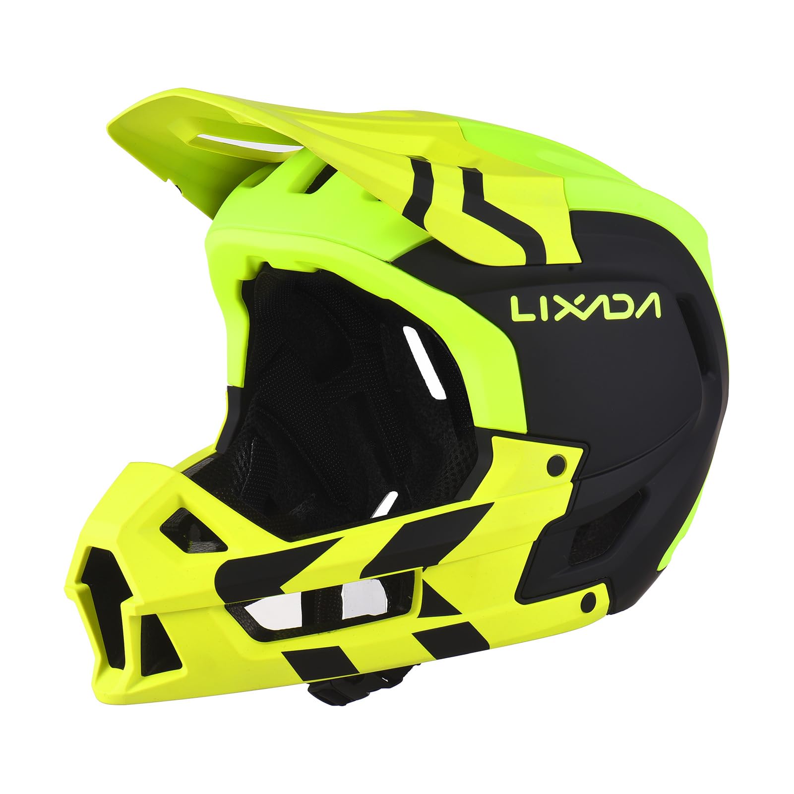 Lixada Casco Integrale da Mountain Bike Ventilazione Casco MTB Leggero Adatto per circonferenze della Testa di 61-62 cm/59-60 cm