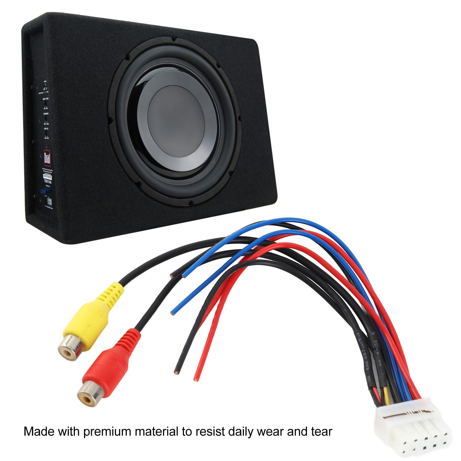 Power Input Speaker Harness for Dual TBX10A Amplifier Speaker Wire Harness More Stable Performance and Reliability, Trailer Accessories