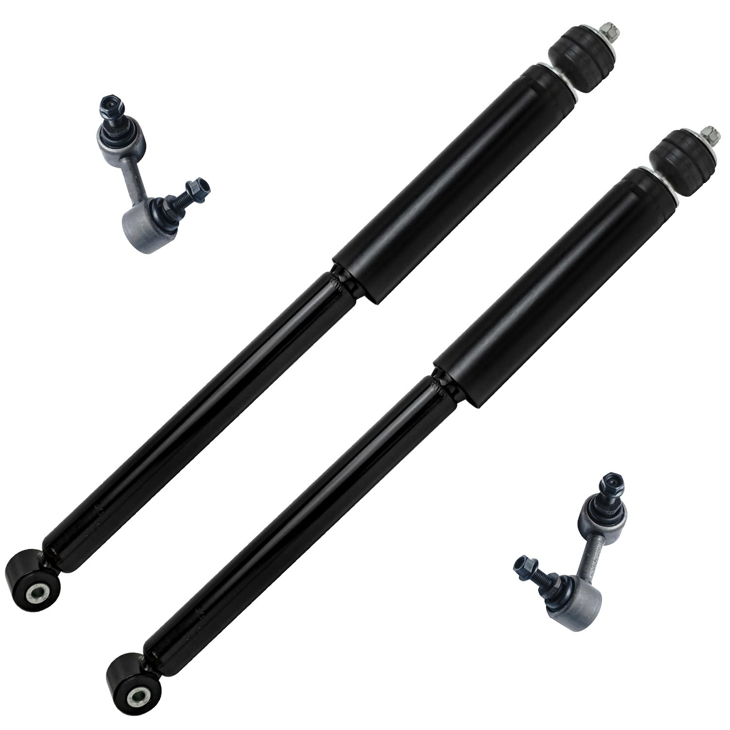Detroit Axle - Rear 4pc Shock Absorbers Sway Bar Links for 2013 Honda Fit
