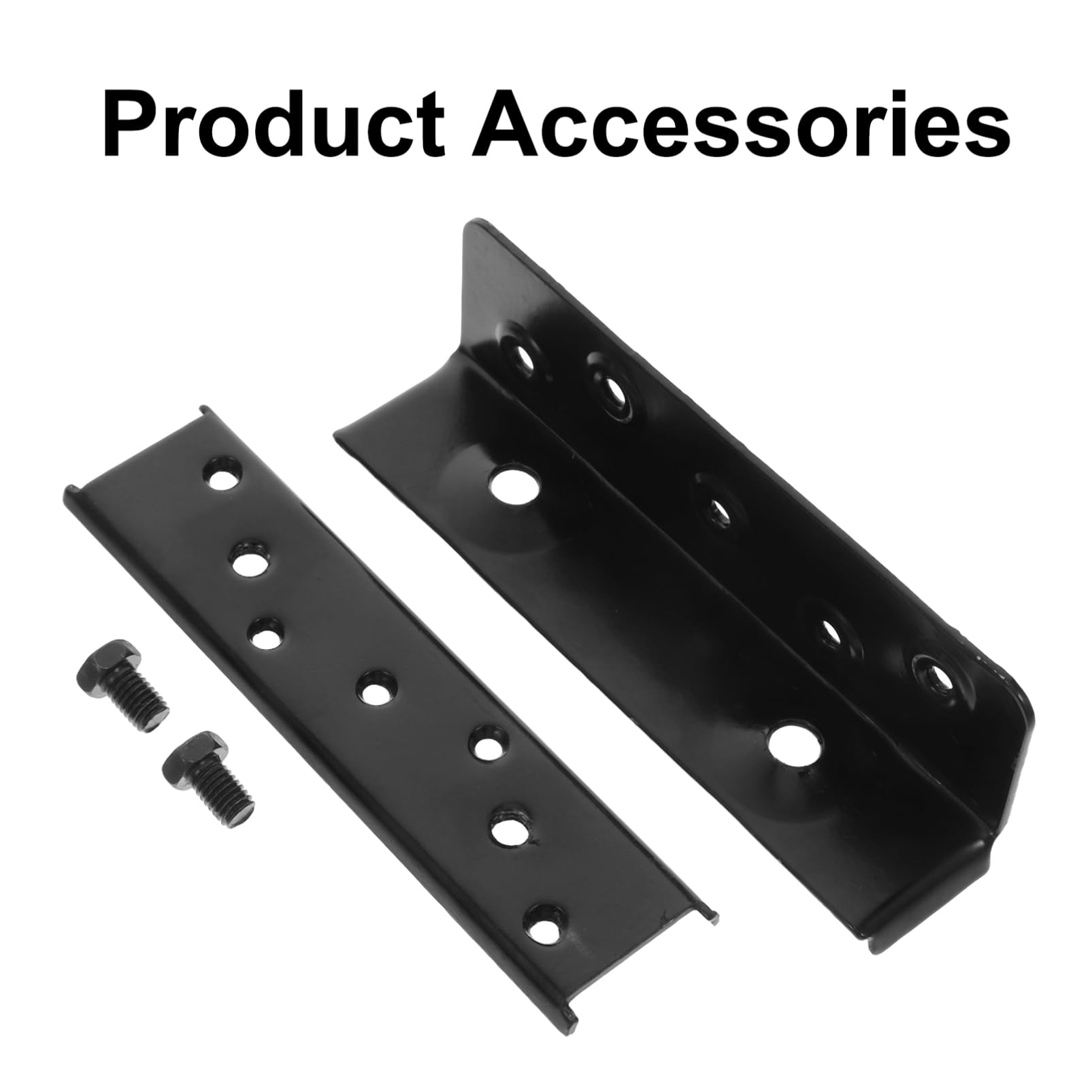 Garneck 1 Set Cerniera del Letto giroletto Regolabile staffe testiera Regolabili sponde del Staffa di Legno a testiera Hardware a Castello a Castello Ferro da Stiro Black