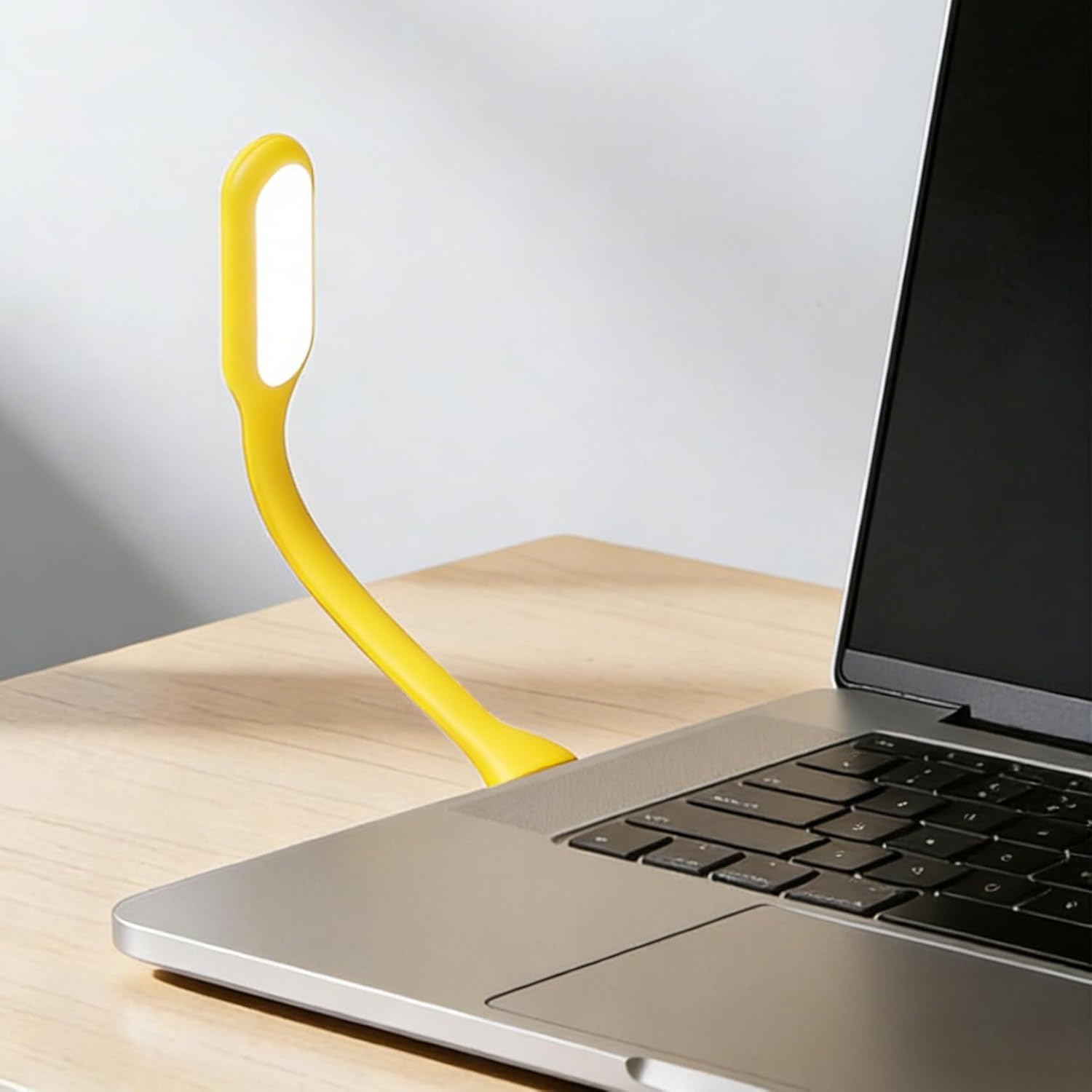 4pcs Mini USB Light Flexible LED Laptop Computer Night Light Portable Notebook PC Table Lamp Home LED Lighting Source (Black,4pcs)