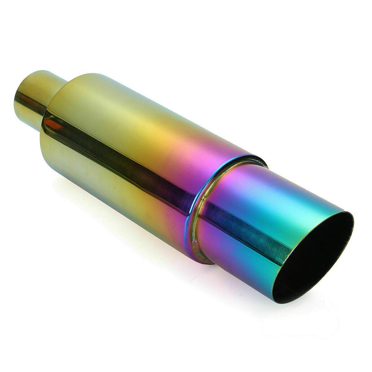 Riloer Silenciador de escape trasero de carreras de coches de acero inoxidable Punta de tubo de cola Ajuste del extremo derecho