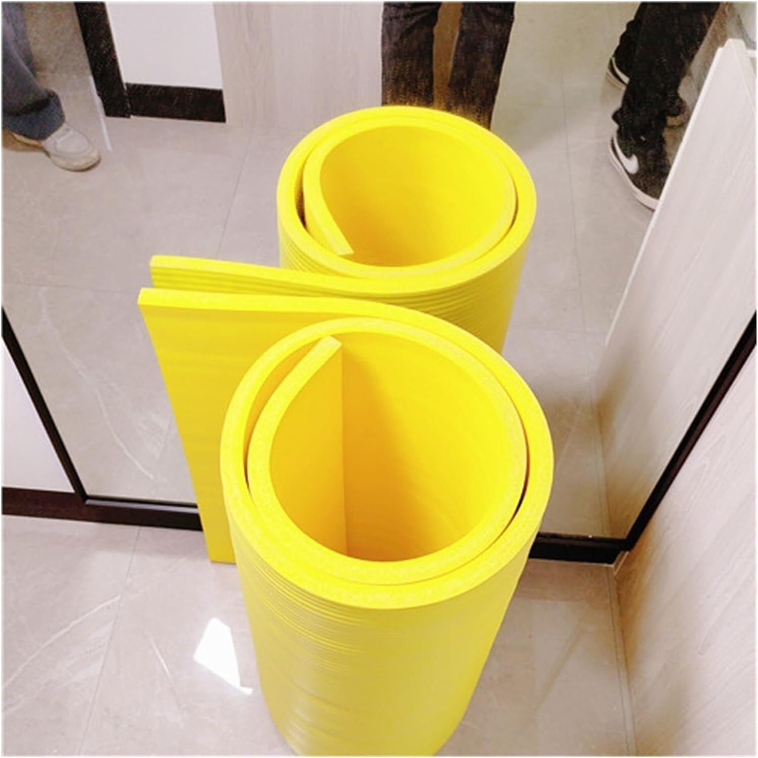 ZCX Cojín de Espuma de Goma ultraautoadhesivo, Parachoques de Seguridad for Bordes de Esquinas a Prueba, Protector de Pared de Garaje, Protector Corporal contra Golpes Columnas Parking Protector (Col