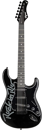 GUITARRA 3S ESCALA ESCURA ROCK IN RIO GUITAR BK TAGIMA