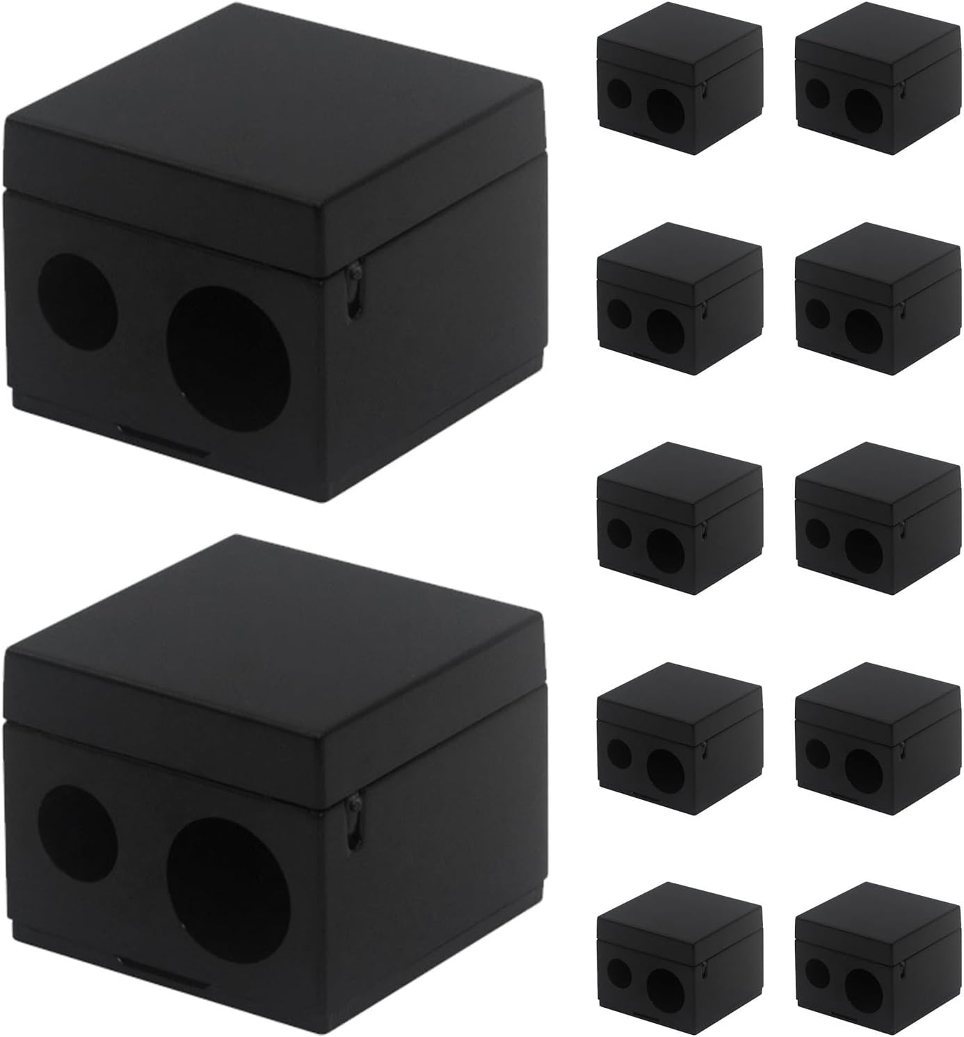 Makeup Pencil Sharpener 12pcs Dual Hole for Eyebrow Liner