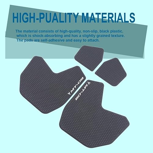 Miniatura 5 de Adhesivo adhesivo para depósito de combustible para Y&AMAHA FZ09 FZ 09 MT 09 MT09 2015 2013-2020 Almohadilla de tracción de tanque de motocicleta