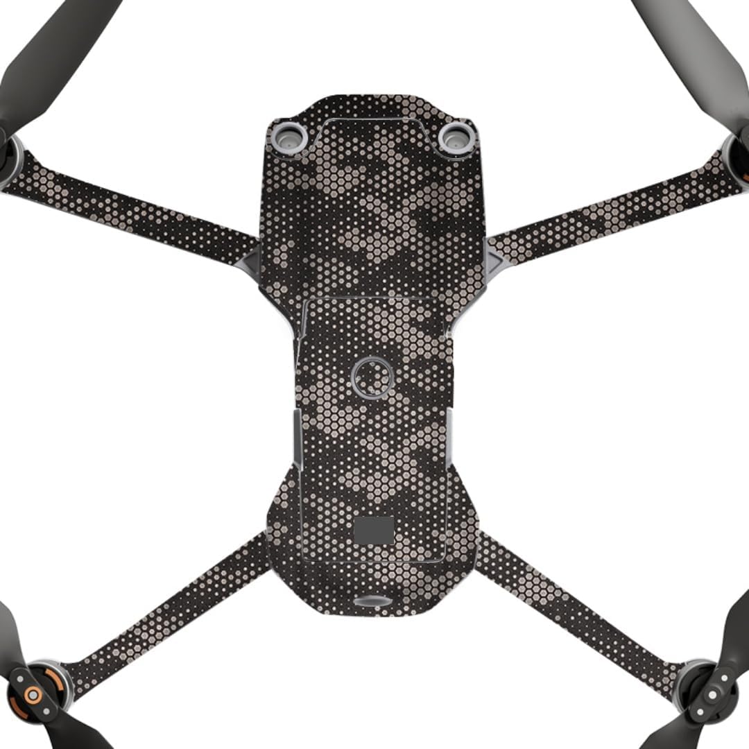 AIR2S Anti-Scratch Camera Vinyl Wrap Film Decal Skin for DJI Air 2S Body Accessories Protective Sticker Protector Coat (Mamba Titanium, for DJI Air 2S)