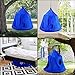 OrangeA Hanging Tree Tent Blue Hanging Tree Tent for Kids 46 H x 43.4 Diam Hanging Tree House Tent Waterproof Portable Indoor or Outdoor Use with Led Decoration Lights