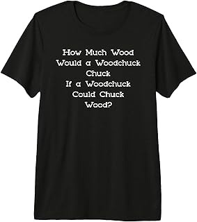 How Much Wood Would a Woodchuck Chuck... Tongue Twister Tees Premium Tri-Blend T-Shirt