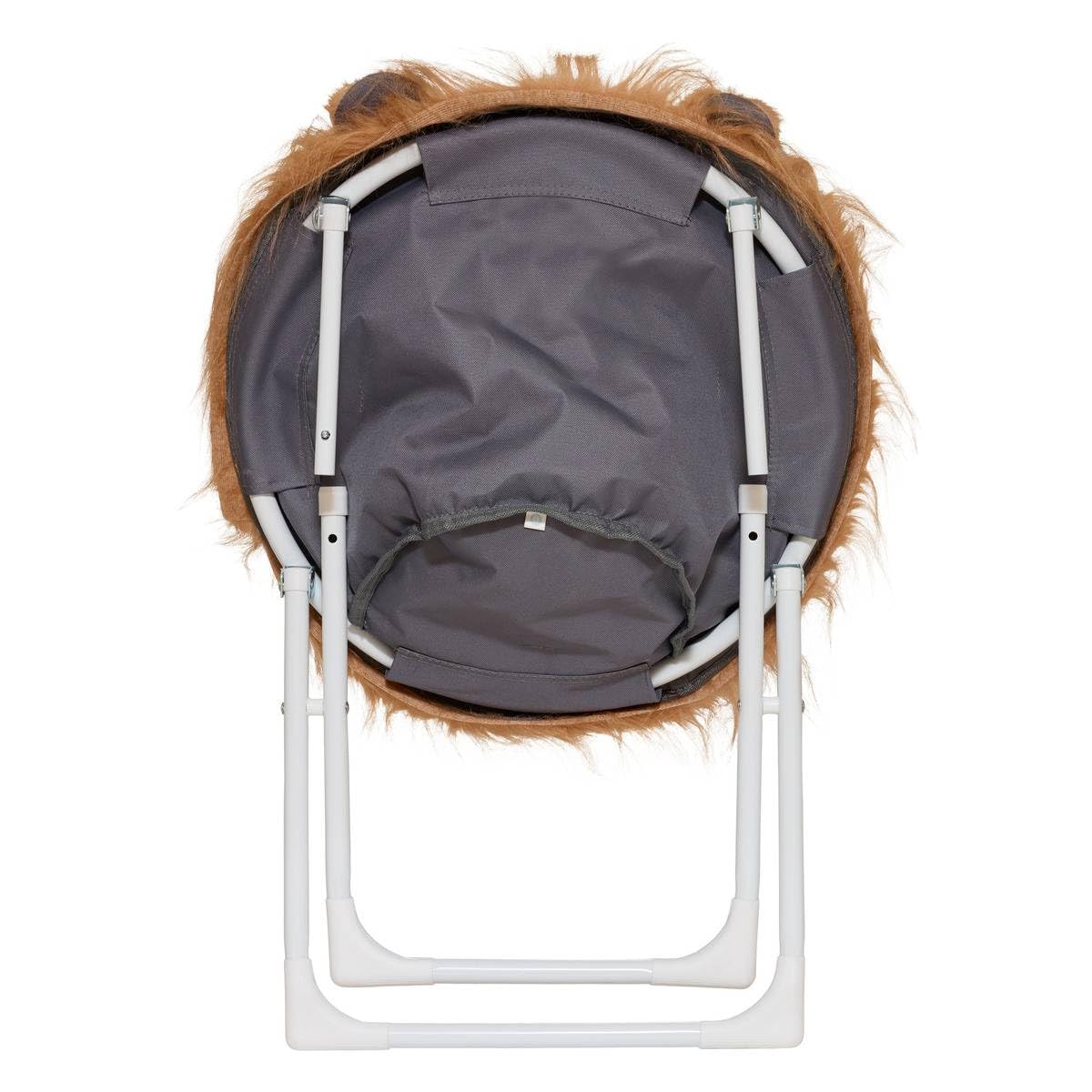ATMOSPHERA CREATEUR D'INTERIEUR - Poltrona per bambini pieghevole a forma di leone marrone