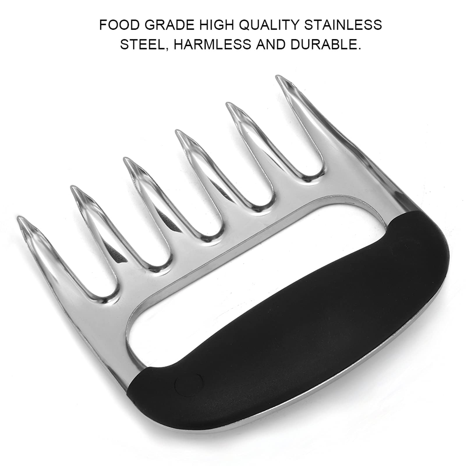 Haofy Garras de Carne de Metal, trituradora de Carne de Acero Inoxidable para Barbacoa, Estas Son Las Garras de Carne Que Necesita, la Mejor Garra de trituradora de Cerdo