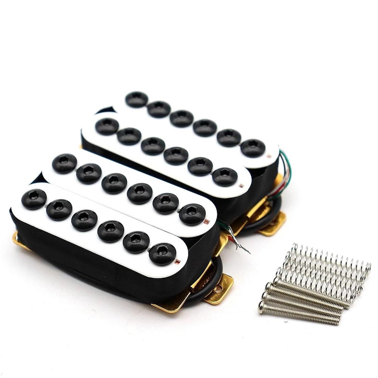 Przetwornik Do Gitary Elektrycznej 1 Zestaw Przetwornika Humbucker Gitarowy | Styl mostka do gitary LP 5 kolorów(1set White)
