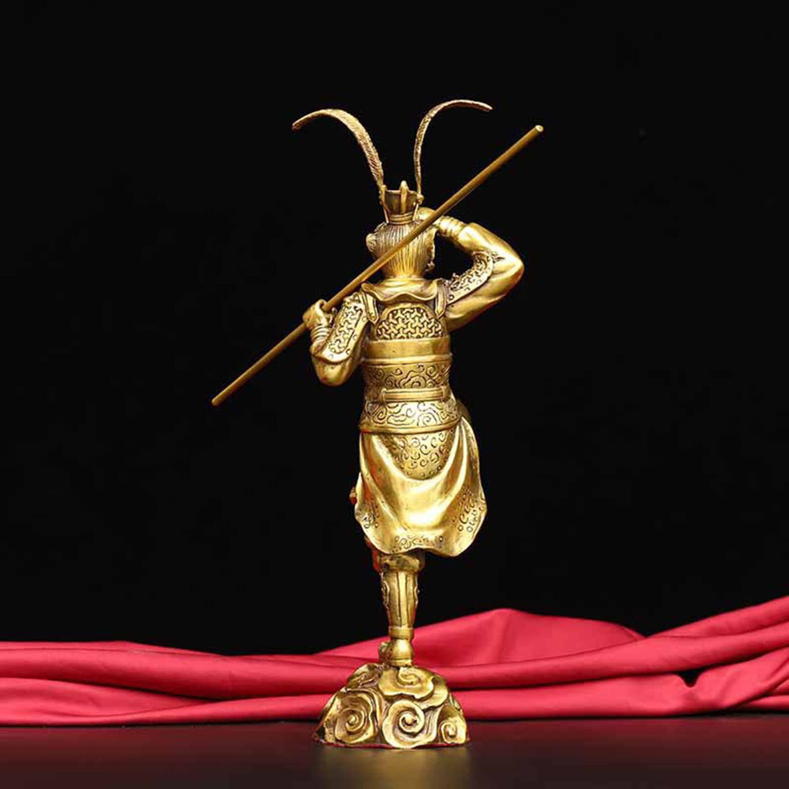 孫悟空の置物 銅製斉天大聖（大） 風水グッズ 銅製 孫悟空 置物 斉天