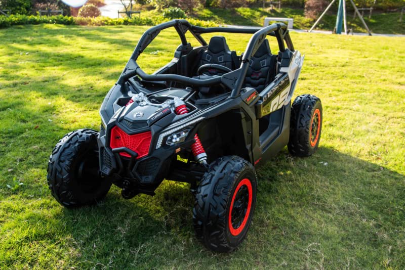 Buggy 24 V Can-Am Maverick, 4 Motori da 200 W, MP4, RC Parental (Nero)
