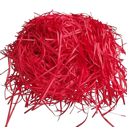 200g Red Shredded Tissue Paper for Gift Boxes & Hampers Gift Wrapping Accessories Hamper Filling Gift Packaging Filler