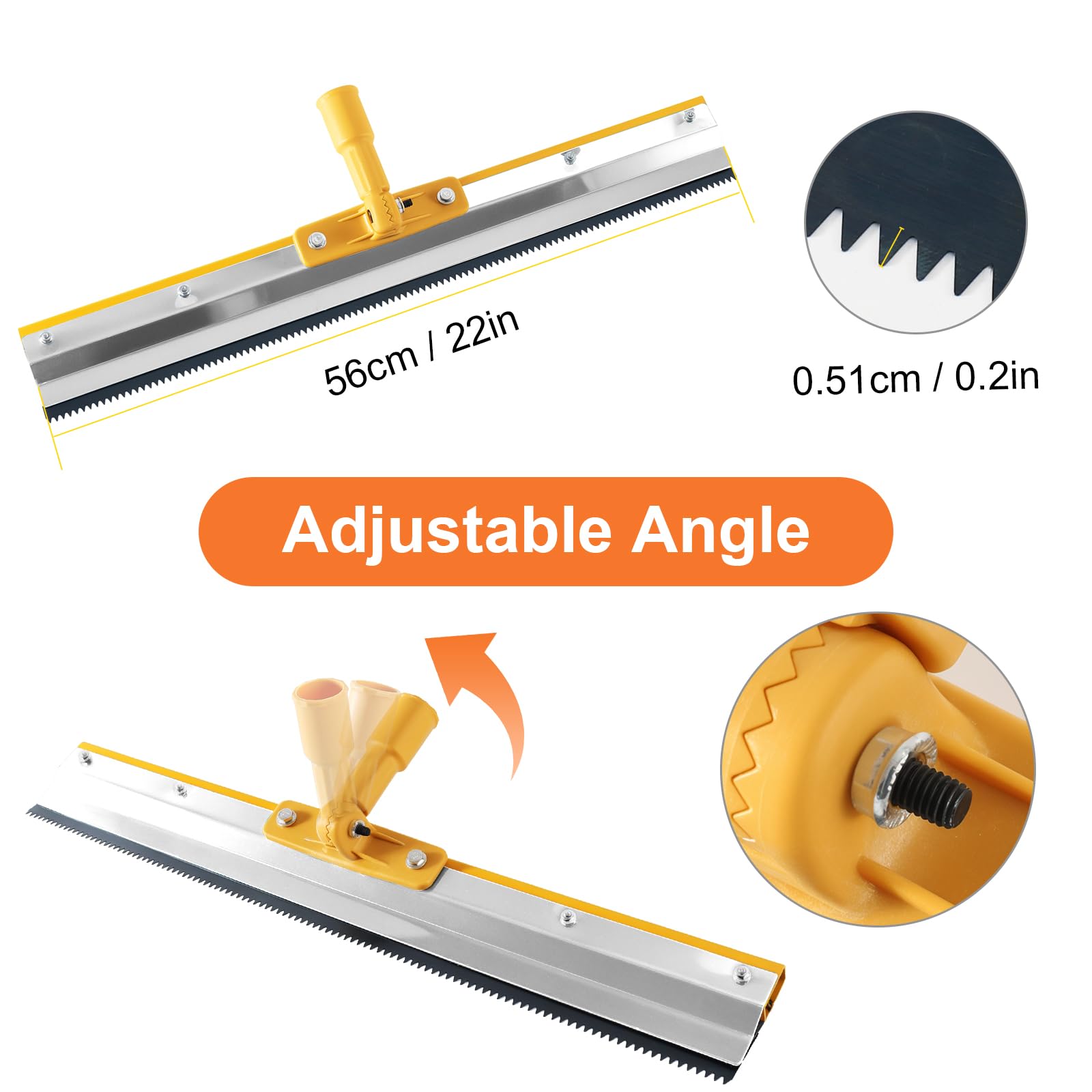 Kit di strumenti per il cemento autolivellante, Scarpe a spillo per pavimenti epossidici, Rullo a spuntoni per autolivellamento, per Livellare la Parete del Pavimento