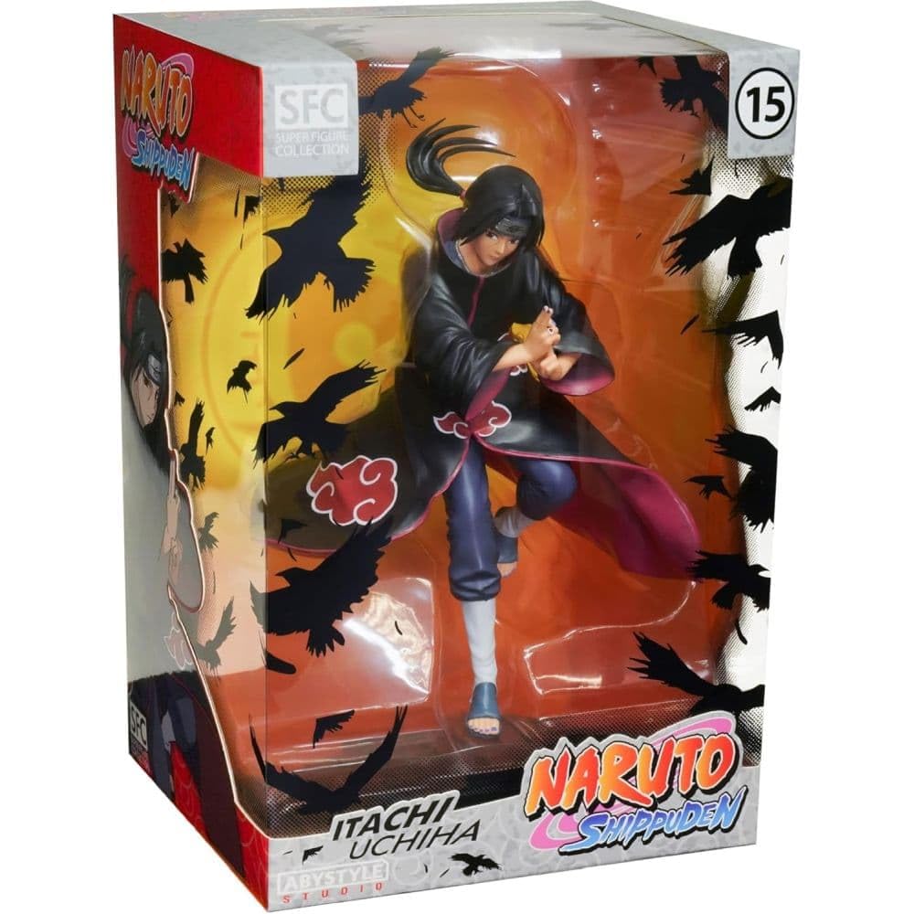ABYSTYLE Studio Naruto Shippuden Itachi Uchiha SFC Figura da collezione in PVC 18 cm di altezza statua Anime Manga statua decorazione casa camera ufficio ideale per regalo e fan