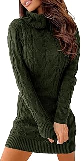Sponsored You’re seeing this ad based on the product’s relevance to your search query.Learn more about this advertisement Ebifin Knitted Dress Women's Turtleneck Knitted Jumper Elegant Jumper Dress Jumper Dress Winter Dress Stretch Sweater Dress.