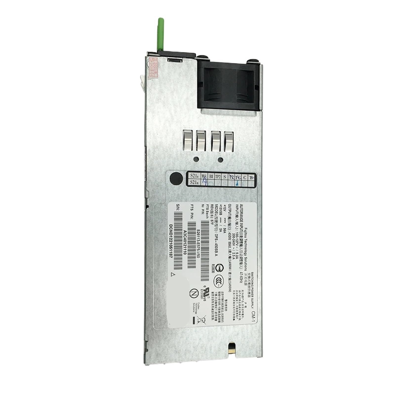 CXFCIHFT 450W Server Power Supply RX200S7 S26113-E575-V50 DPS-450SB A