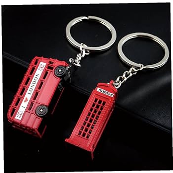 バーバリー　キーホルダー　キーリング　ロンドンバス BURBERRY バーバリー キーリング キーホルダー 3956656 ロンドン