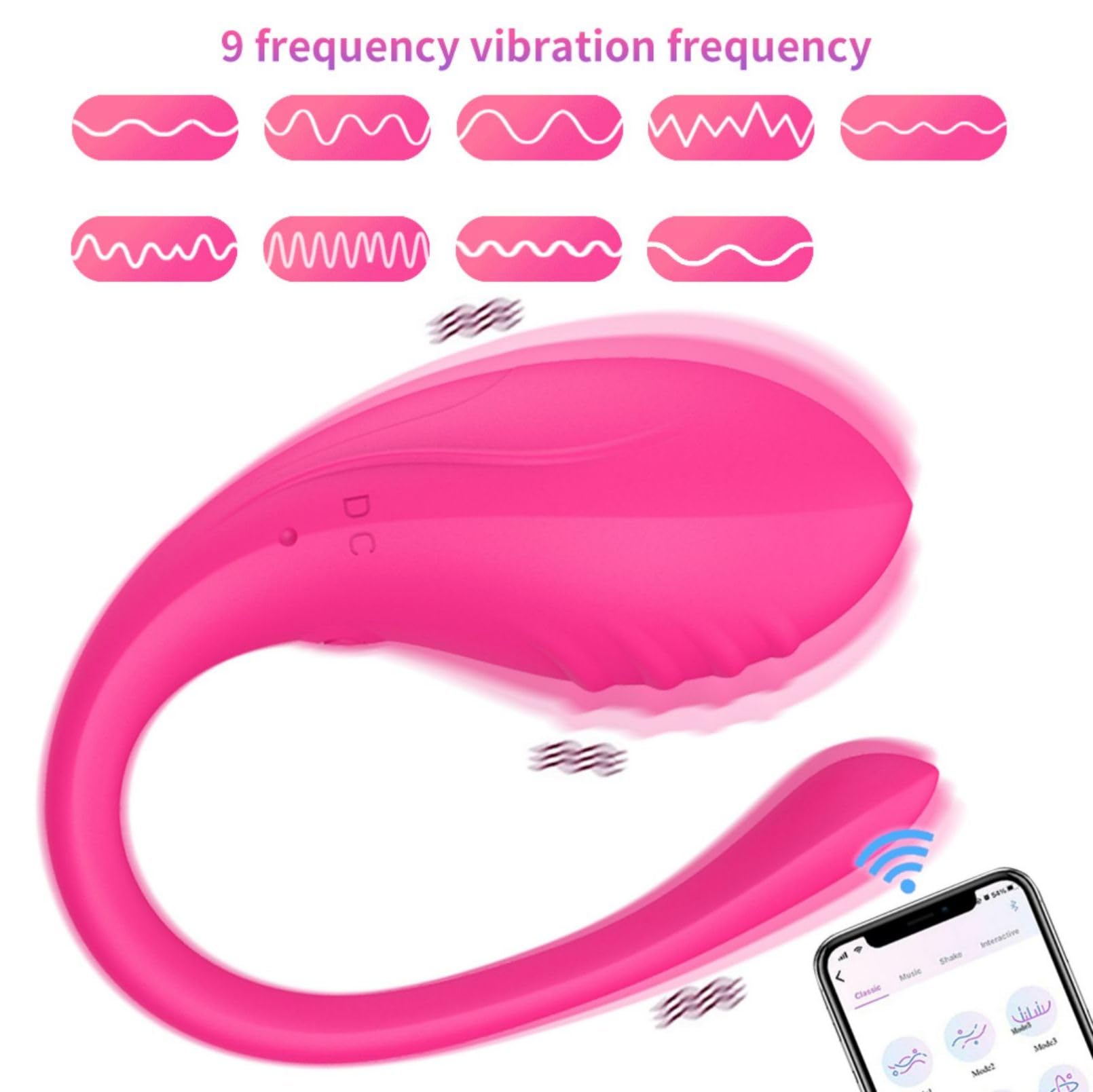 Ṽiḅrātòrēṗer Dònná Telecomando Puntó G Squîrtïng Realistico Dónnà Ｖîbrạtórẹ donna Vîbràtóri Clídórídè Dónnà Óvetto Vîbrànte Telecomando a Distanza Bluetóóth Víbratõri 10 Modalita MCD002
