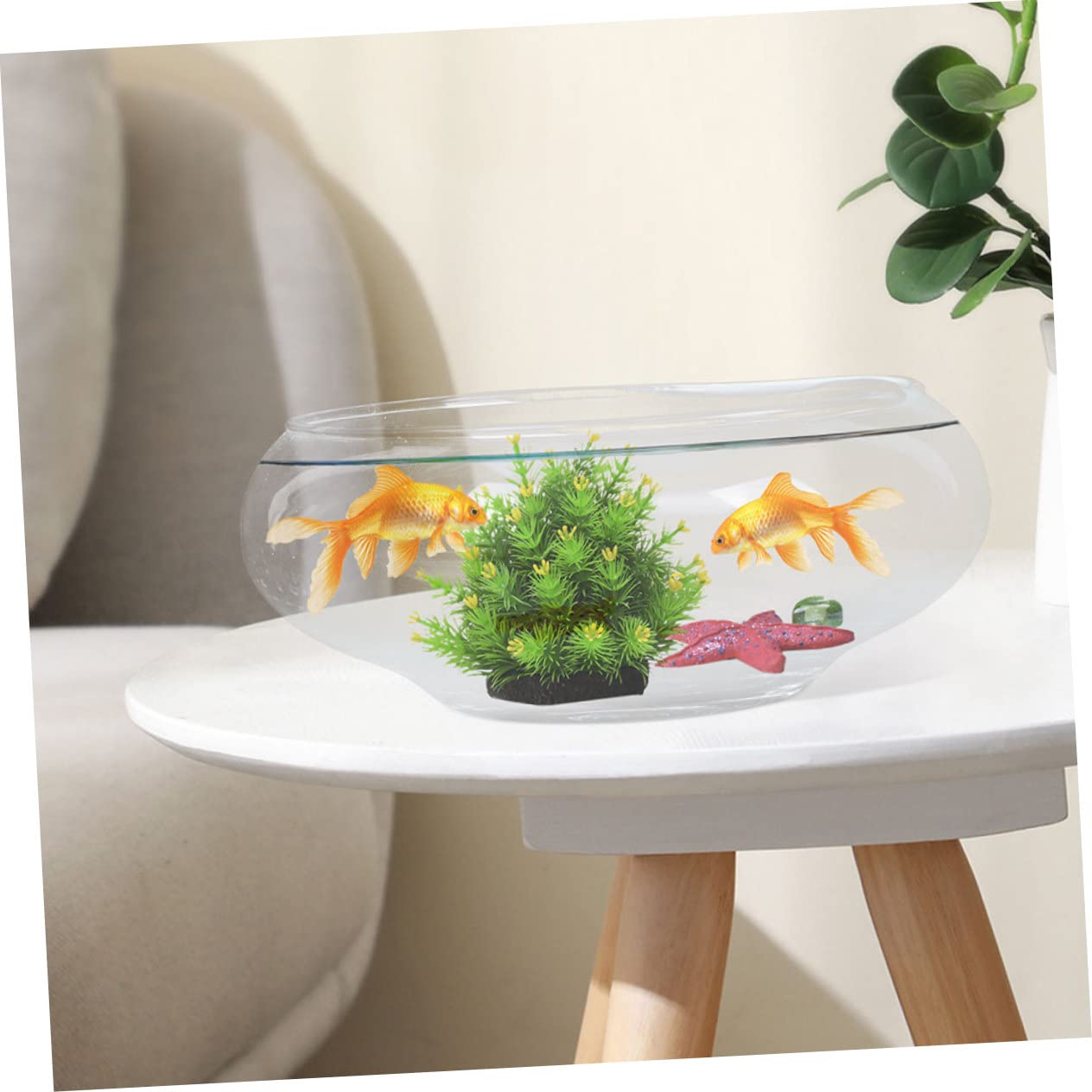 POPETPOP Maceta de Cristal Olla multifunción Olla Multifuncional decoración del Escritorio de Trabajo tazón de Burbujas de Vidrio decoración Retro Planta Maceta hidropónica pecera Loto