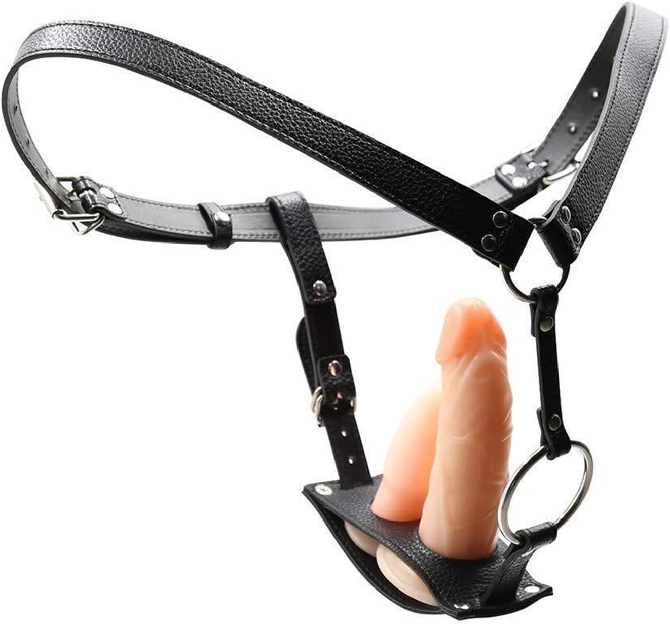 Chastity Belt with Dildo Masturbates Pants Underwear Women's Panties with Penis Dildo and Anal Sex Toys